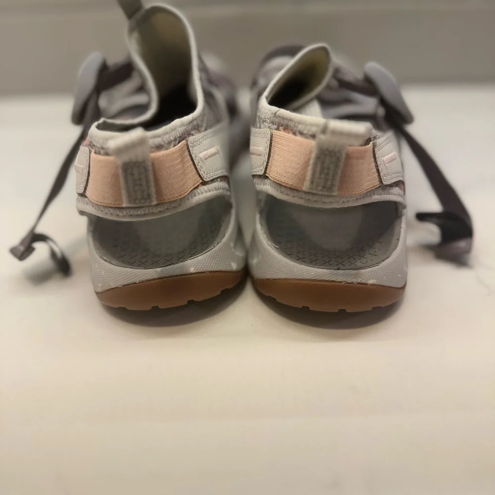 Chaco Odyssey‎ Closed Toe Hiking Sandals Women 10 Gray Purple Trail Water Shoes